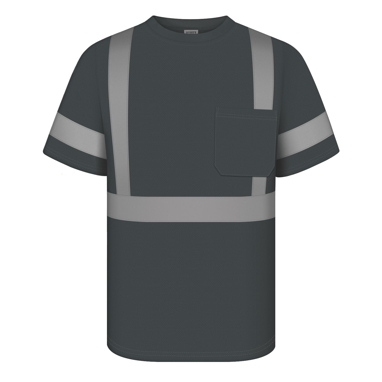 TCCFCCT Hi Vis Shirts for Men Class 3 High Visibility Shirt with Short ...