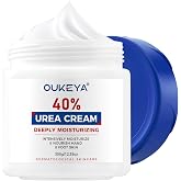 OUKEYA Urea Cream 40 Percent, Foot &amp; Hand Cream for Dry Cracked, Urea Lotion for Feet Maximum Strength(12.35Oz)