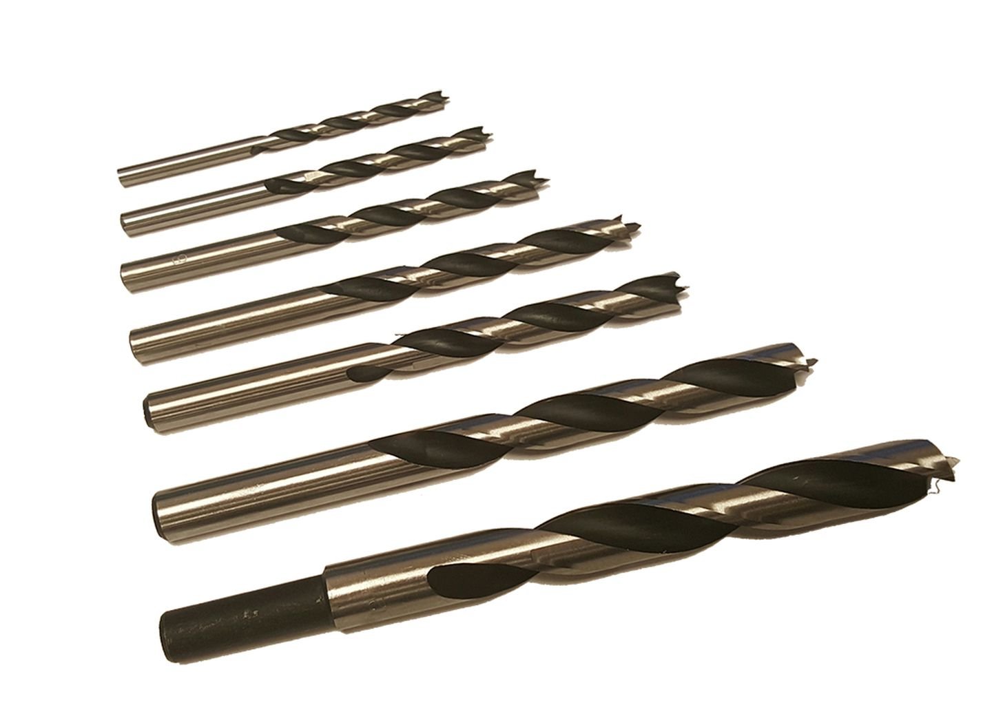 Milescraft 2318 Metric Brad Point Bit Set 7 Piece tillescenter Cutting