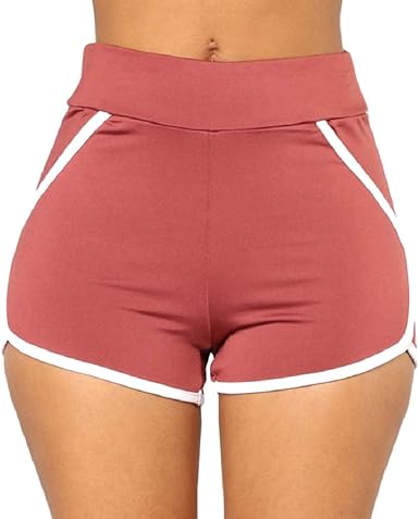 shorts colado cintura alta