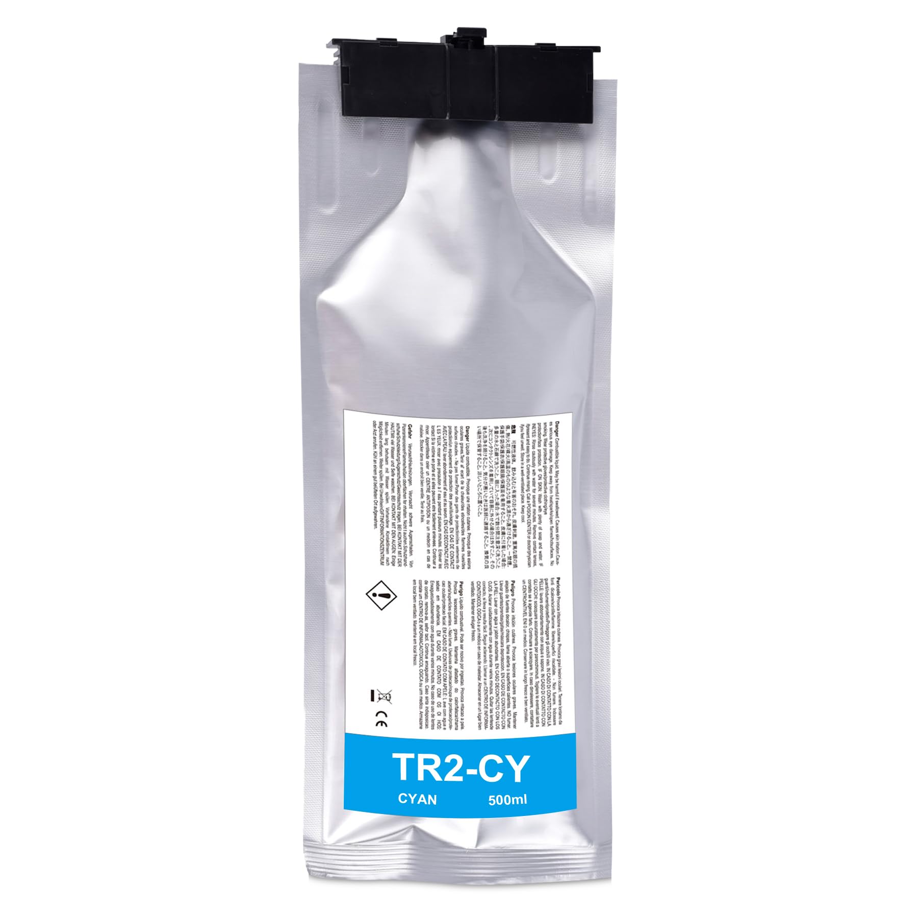 Photo 1 of TR2 Ink Cartridge Replacement for Roland TR2 Ink Cyan Compatible for TrueVIS SG-300 SG-540 SG2-300 SG2-540 SG2-640 SG3-300 SG3-540 VG-540 VG-640 VG2-540 VG2-640 VG3-540 VG3-640 Printers (TR2-CY)