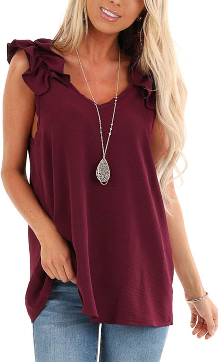 plain flowy shirts