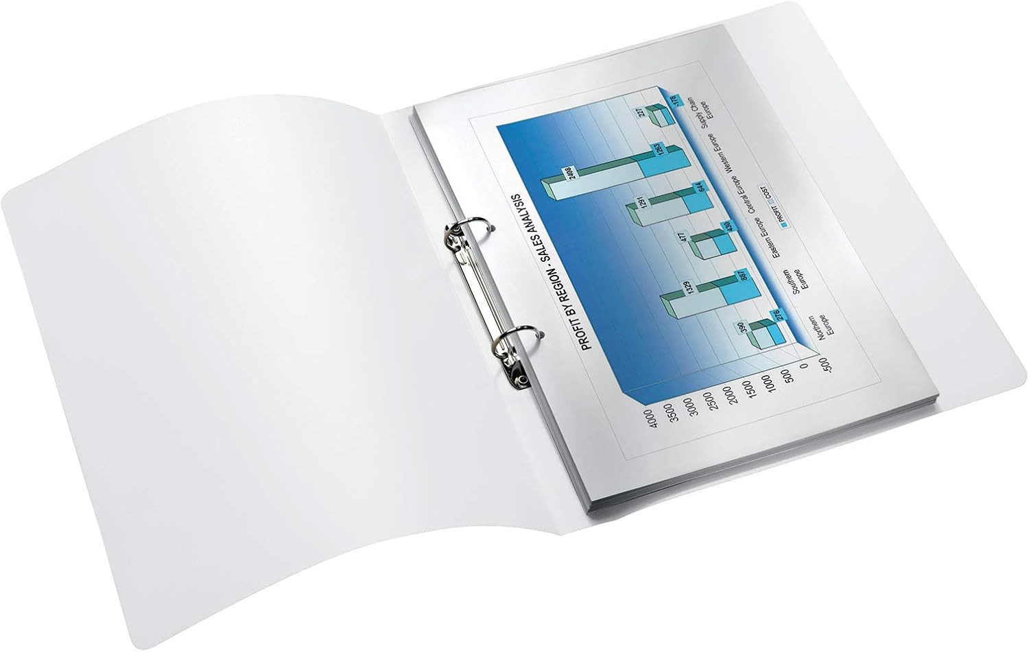Leitz 42570054 A4 2 Ring Binder, Holds Up to 190 Sheets, WOW Range, 25 mm Spine, Green, 190 Feuilles - Image 4