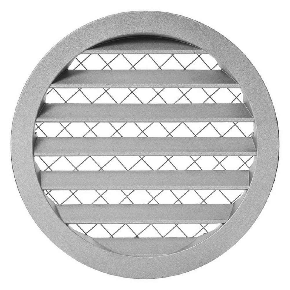 6'' Vent Cover - Round Soffit Vent - Aluminum Air Vent Louver - HVAC Ventilation (6 19/64'')