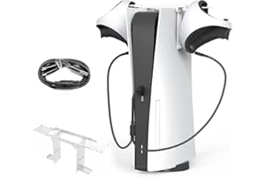 NANANINO PS VR2 Controller Accessories, PS VR2 Controller Holder and PS VR2 Controller Charging Cable(NOT for PS5 Slim)