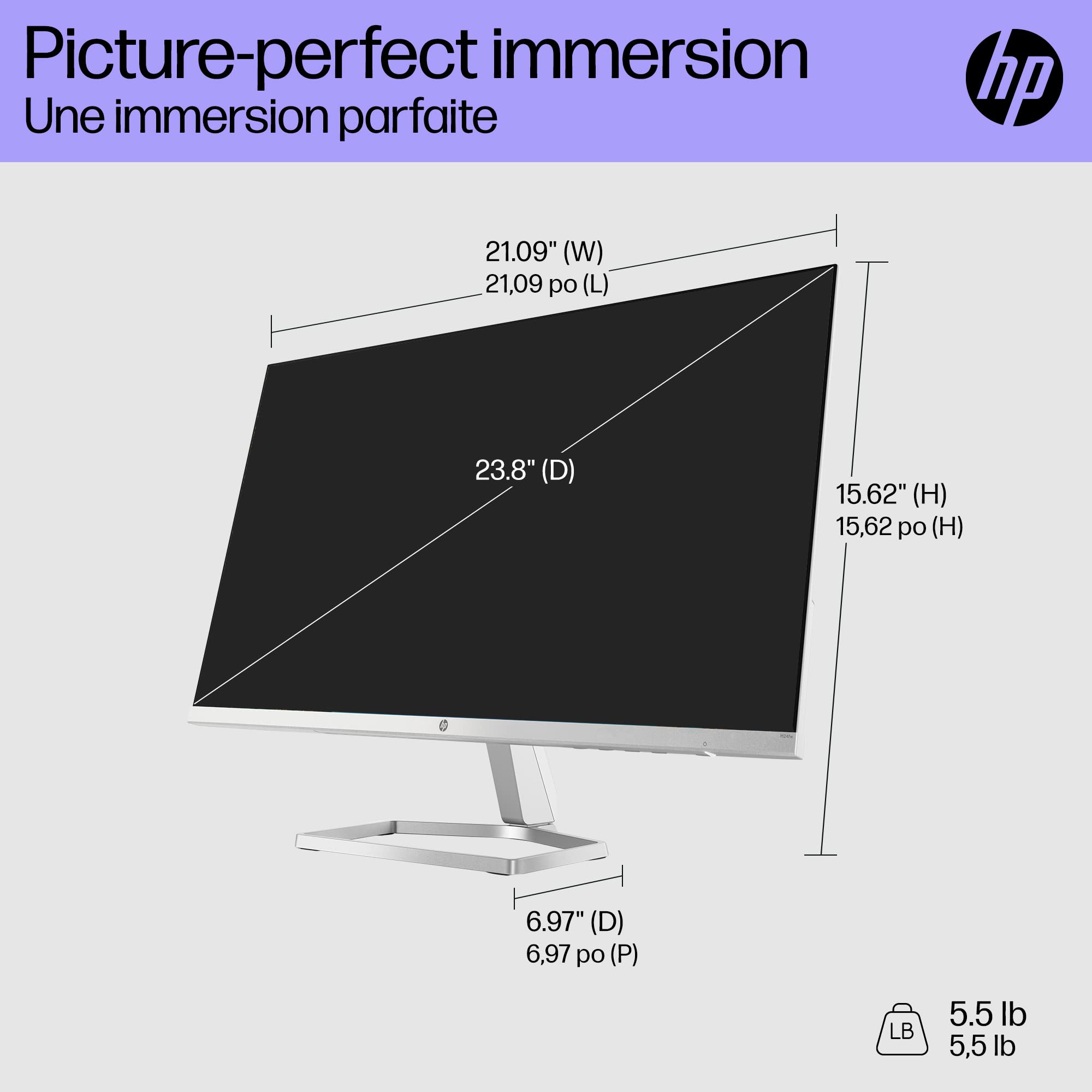 Mua HP 24-inch FHD Monitor with AMD FreeSync Technology (2021 Model ...