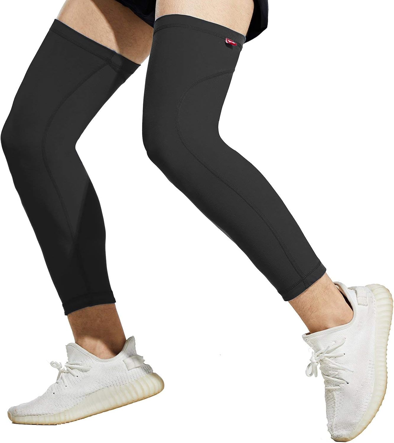 BALEAF Cycling Leg Warmer for Men Knee Full Sleeve Compression UV Protection: Clothing