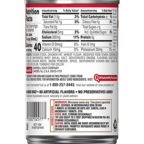 Campbell's Gravy, Chicken, 10.5 Ounce (Pack of 12)