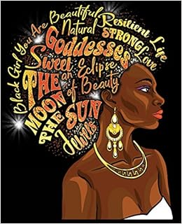 Black Girl You Are Beautiful Word Art Afro Natural Hair African