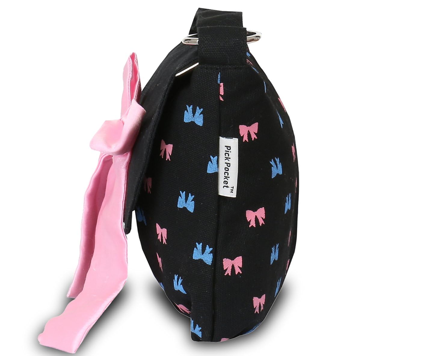 pick pocket girls sling bag (black) (slpinkbow229)