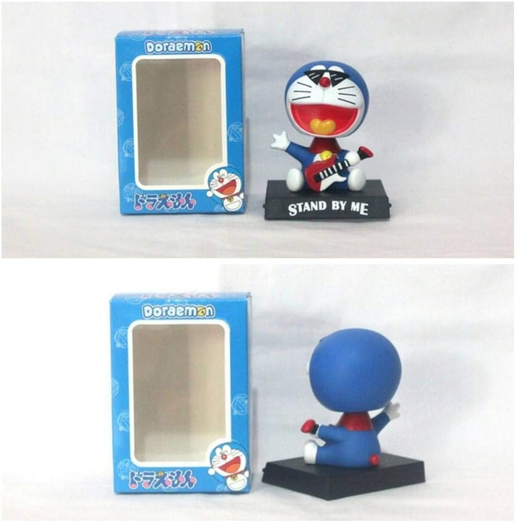Innovative Marvel / Avengers Bobble Head with Stand & Mobile Holder for Car Dashboard, Office Desk or Table Top with Box... (Doraemon 1)