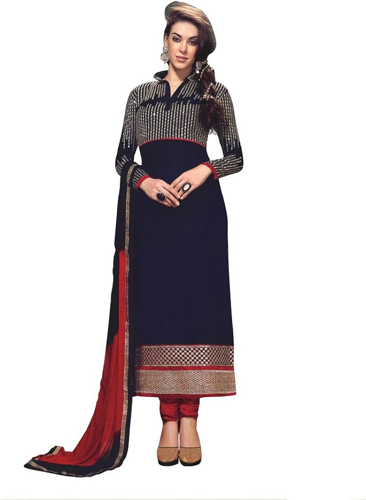 navy blue party wear