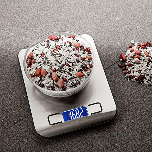 Tomiba Digital Kitchen Food Scale 11 lb Grams and Ounces Small