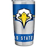 Rico Industries NCAA Morehead State Eagles Standard 20oz Stainless Steel Tumbler with Lid - Great For Coffee, Tea, Water or Cocktails