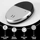 GBULTR 2pcs 130dB Window Vibration Alarm Sensor Ultra Slim Stick-on Security view 3
