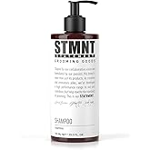 STMNT Grooming Goods Shampoo | SLS/SLES Sulfates Free | Activated Charcoal & Menthol | Removes Build Up | Fuller Feeling Hair