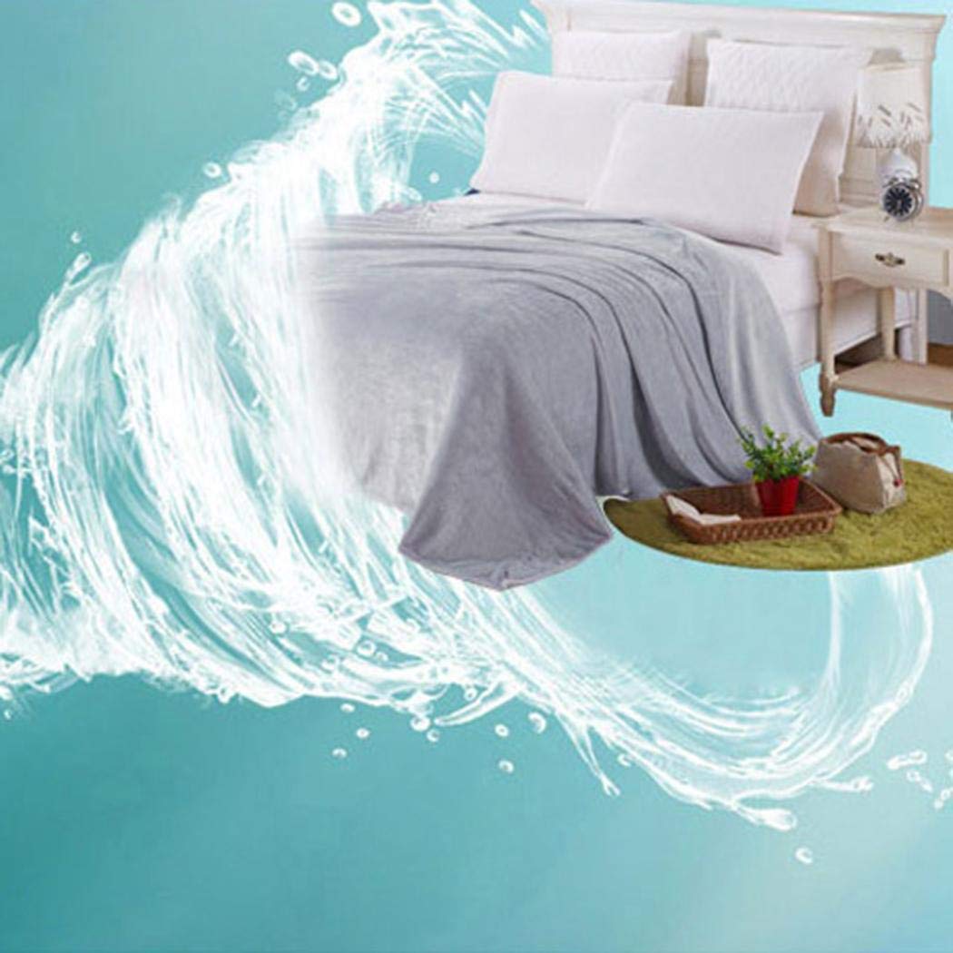 amiubo Couverture Simple et Confortable pour climatiseur de Bureau 70 cm x 100 cm Gris argenté