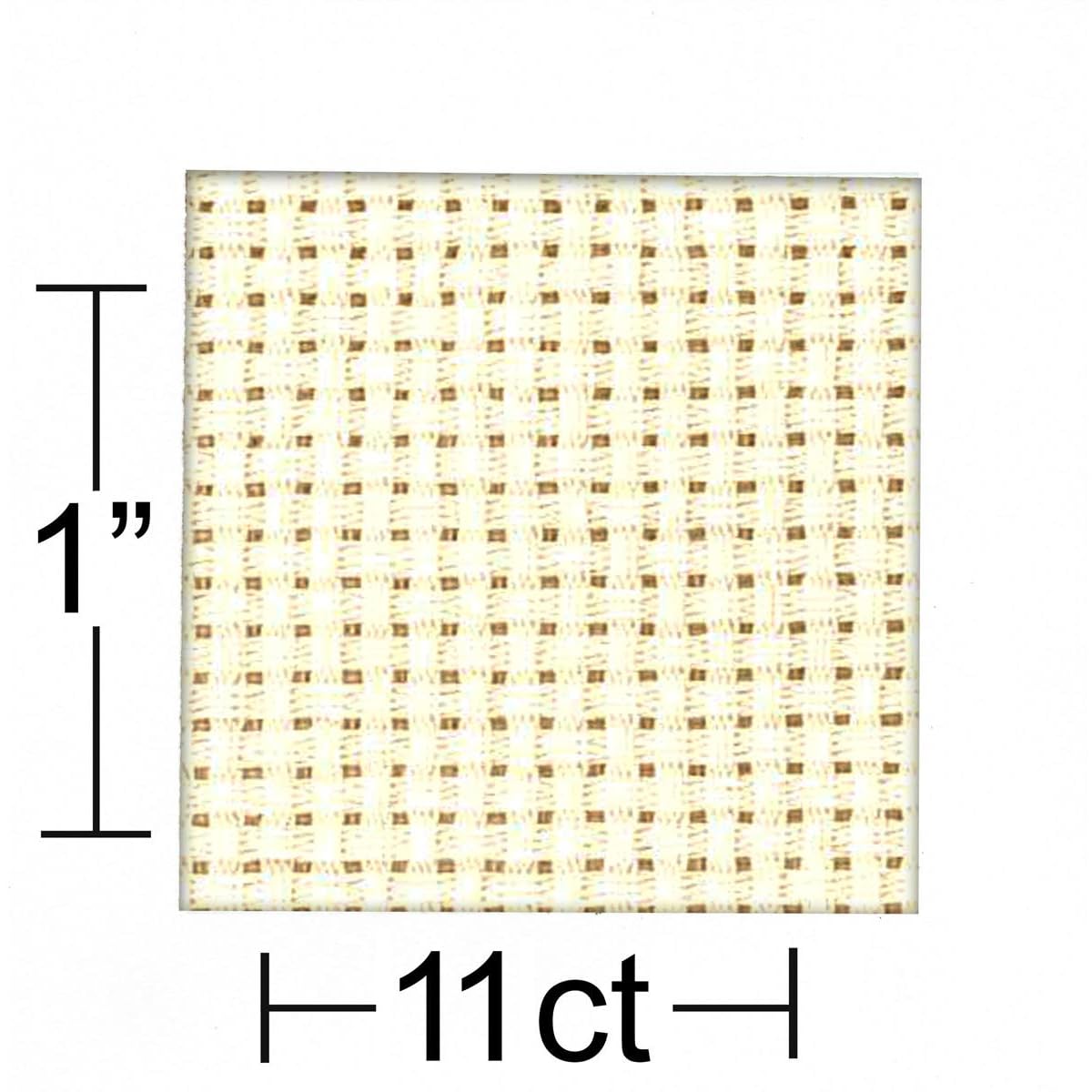 Essentials By Leisure Arts Aida Cloth, 11 Count, Cream Cross Stitch Fabric, Embroidery Fabric, Cross Stitch Supplies for Crafting, Stitching, and Sewing Projects 30X36