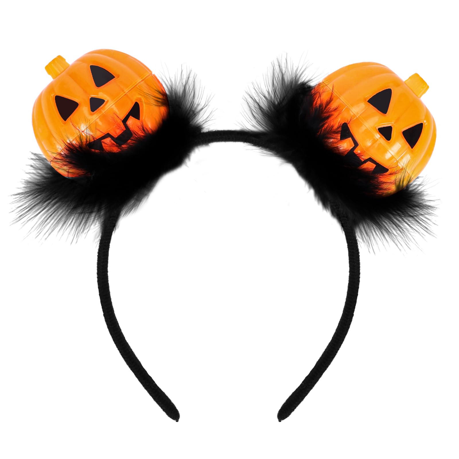 Photo 1 of Geosoo Halloween Headband Pumpkin Hairband Hollow Pumpkin Open Lid Design Pumpkin Headbands for Women Girls Halloween Party Birthday Hair Accessories