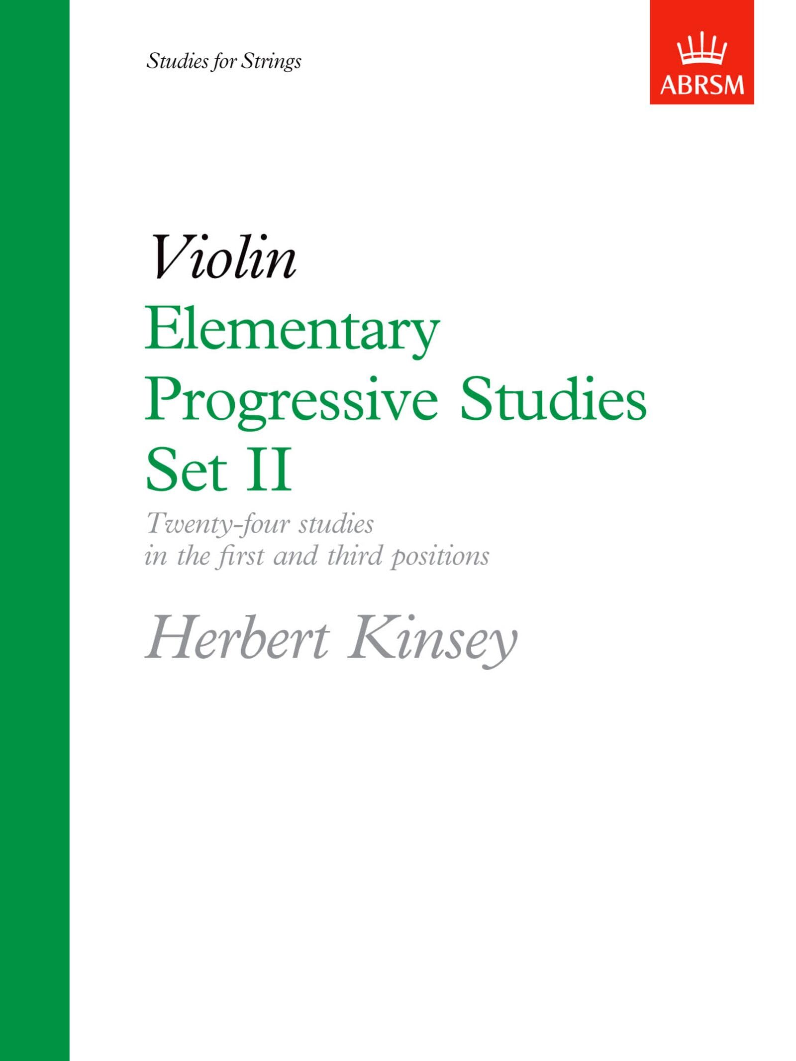 Violin: Elementary Progressive Studies, Set 2
