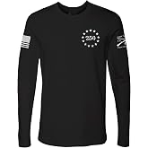 Grunt Style Freedom Gadsden Men's Graphic T-Shirt Don't Tread On Me, USA, Patriotic Flag - Long Sleeve T-Shirt