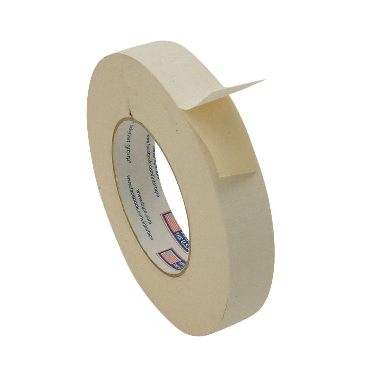 Intertape 591 Double-Sided Adhesive Paper Tape (33m) Available in Various Lengths., 591/BEIG136