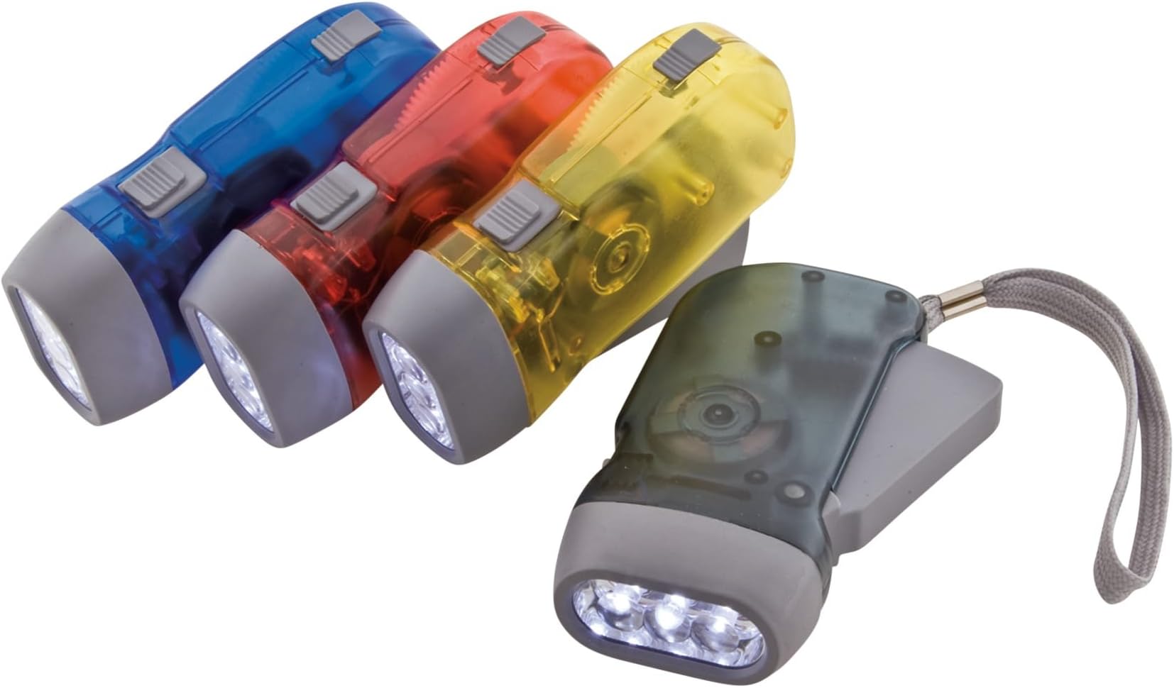 CONSERVE Easy Squeeze Emergency Flashlight Assorted Colors (42600)