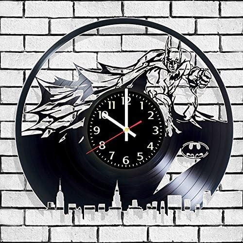 VInyl record wall Clock Batman poster, Batman wall poster, Batman decal, best gift for batmans fans