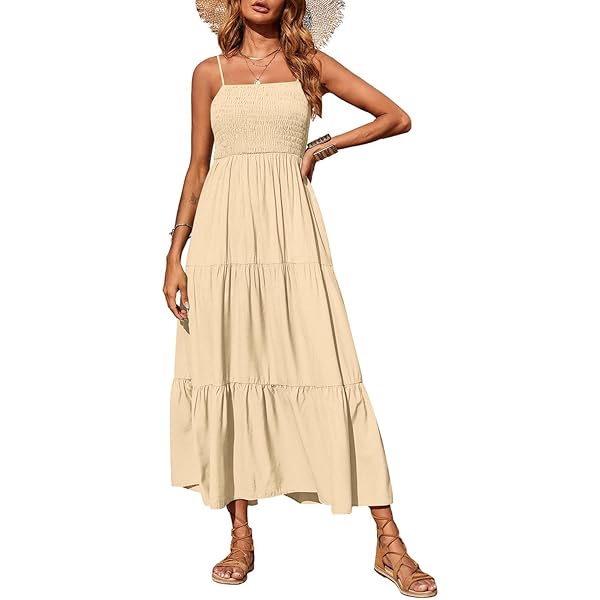 SDERDZSE Dragonfly with Plants Summer Dresses Maxi Dress Sundress Beach  Dresses for Women M at Amazon Women's Clothing store