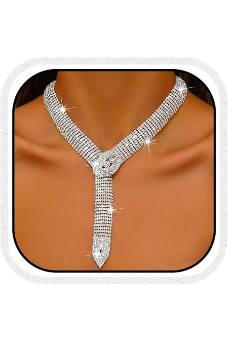 jewelry necklaces thick crystal choker