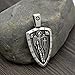 TTKP ST.Michael Archangel Cross Shield Prayer Medal Amulet Knot Pendant Necklace