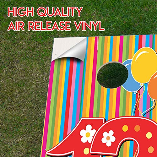 Your Custom Design Upload Skin Decals Vinyl Wrap for Cornhole Game