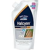 TotalBoat Halcyon Water-Based Marine Varnish for Wood - Clear Satin Quart | Marine-Grade Polyurethane Wood Finish; Easy to Apply; 1-Hour Recoat; Ideal for Boats, Outdoor Furniture, and Woodworking