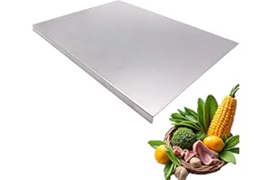 Stainless Steel Cutting Boards for The Kitchen, Suitable for Meat, Fruits, Vegetables, Bread, and Baking Large-sized Cutting 