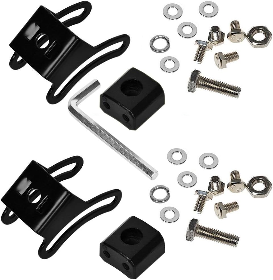 Mounting Base Bracket,Kesgiter LED Light Bar Slide Mount Bracket Set for Most Slide Mounted Straight or Curved LED Light Bars,2PCS