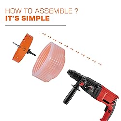 VIKITON 6-3/8 Hole Saw for Recessed Lights, 6.3