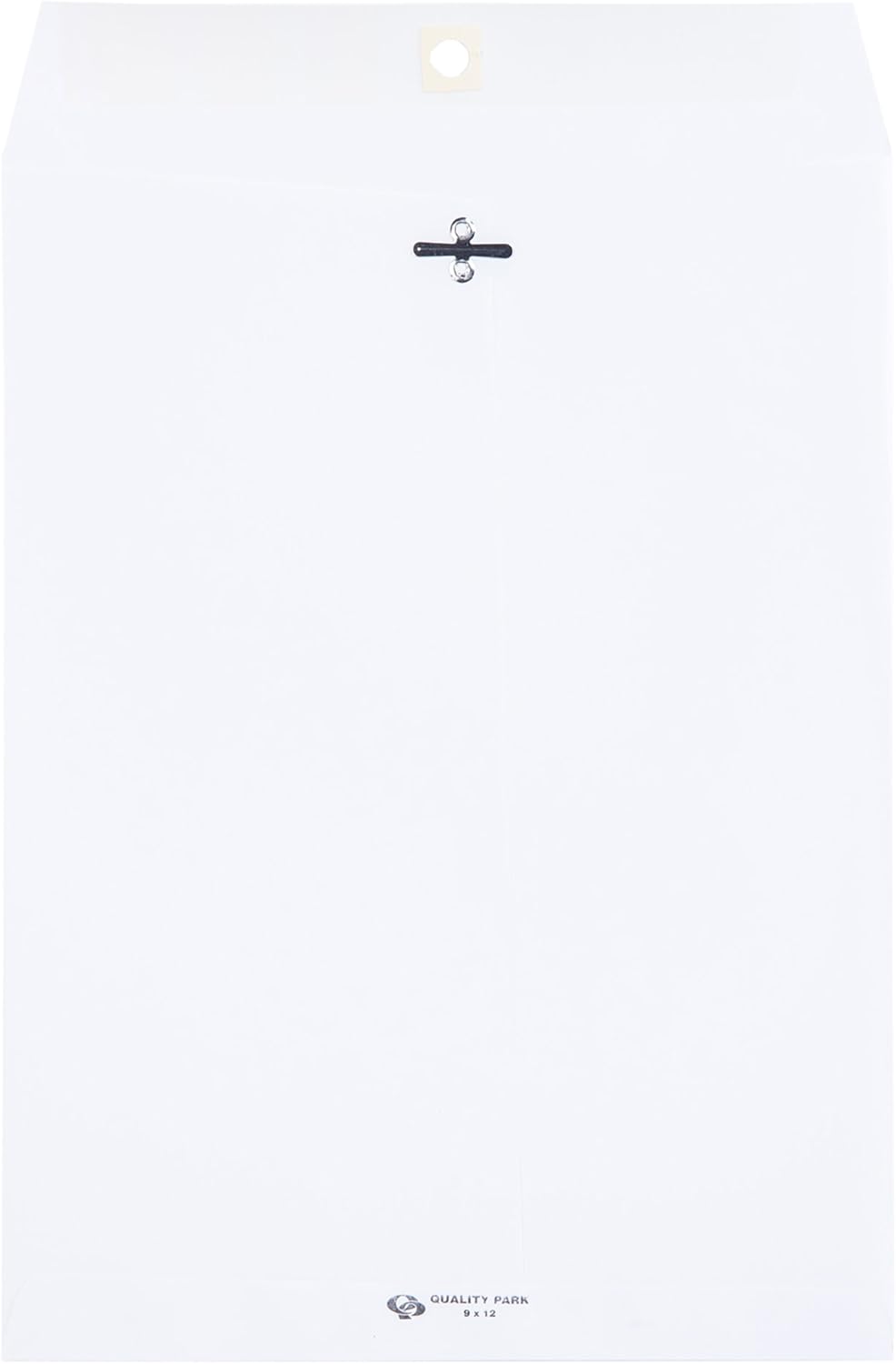 Quality Park, Clasp Envelopes, Gummed, White Wove, 9x12, 100 per Box (38390) : Office Products