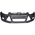 munirater Primered, Front Bumper Cover Fascia Replacement for 2012-2014 Focus Sedan/Hatch,191275050002 BM5Z17D957CAPTM
