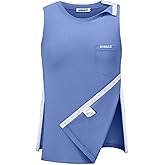 HORSSLE Unisex Shoulder Surgery Shirts, Comfy After Surgery Clothes, Rotator Cuff Recovery Snap-Access Tank Tops