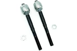 XCPMC EV801497 Front Inner Tie Rod End Kit 2 Pcs Left & Right Automotive Replacement For ES300h ES350 Avalon Steering Black