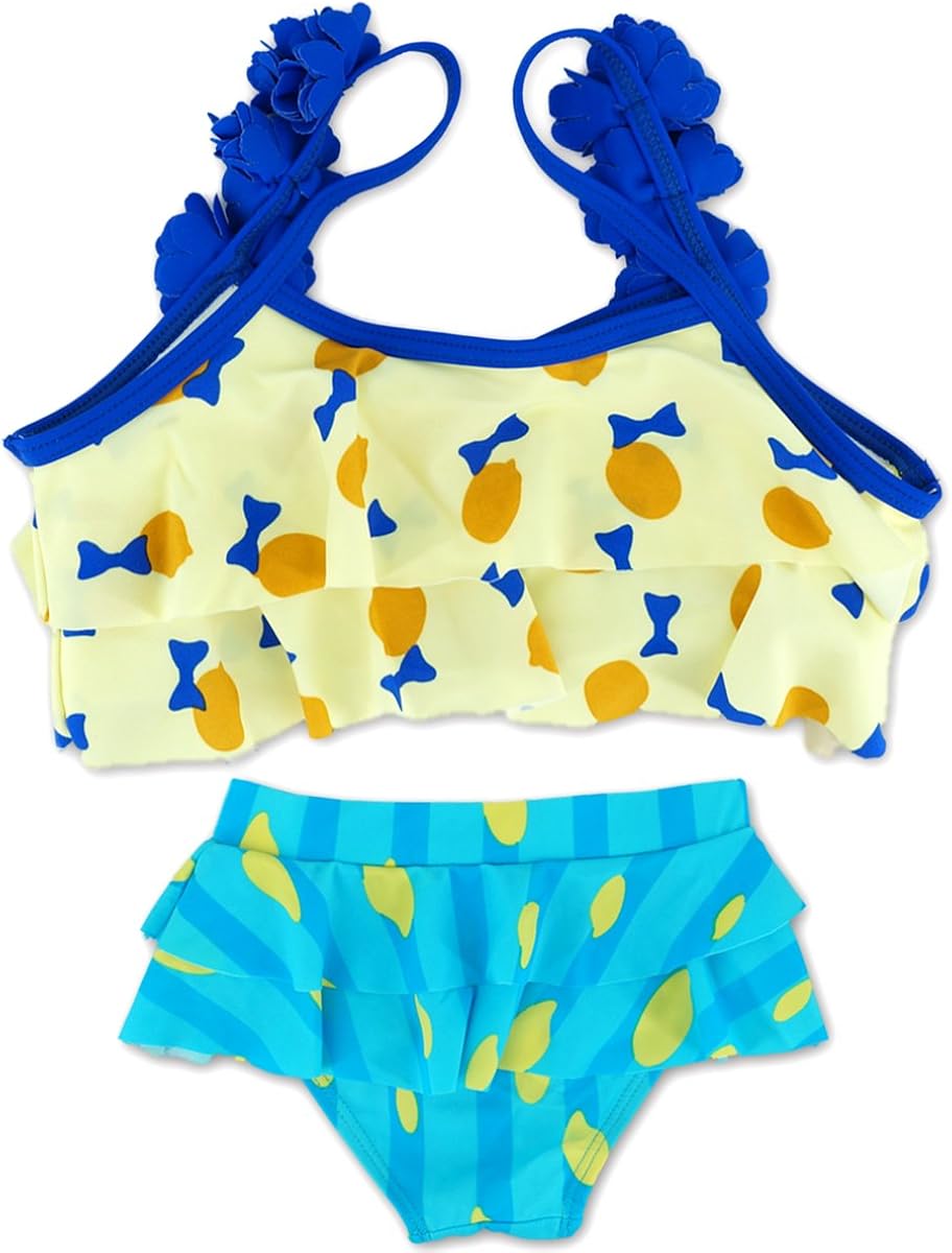 striped bathing suit two piece