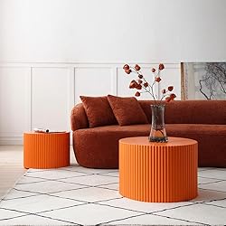KEVINSPACE Nesting Coffee Table Set of 2, Modern