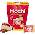 Japanese Mochi Daifuku, Strawberry Cheese Cake Flavor, No Artificial Color and flavor, Lacto Vegetarian, 12 Pieces Individually Wrapped (6.53oz/Pack of 1) Visit the LA VOIE FOODS Store