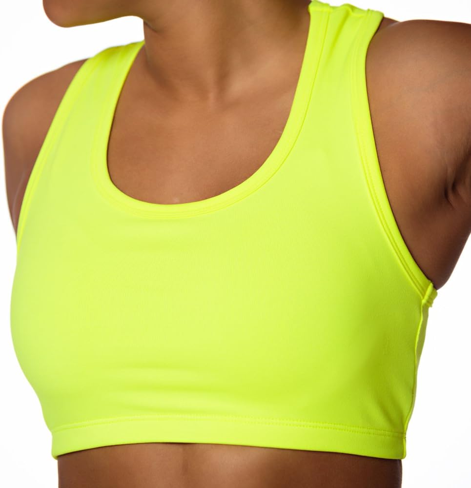 CrazyPants Girls Activewear Sports Bra - Cheerleader, Volleyball, Workout, Yoga