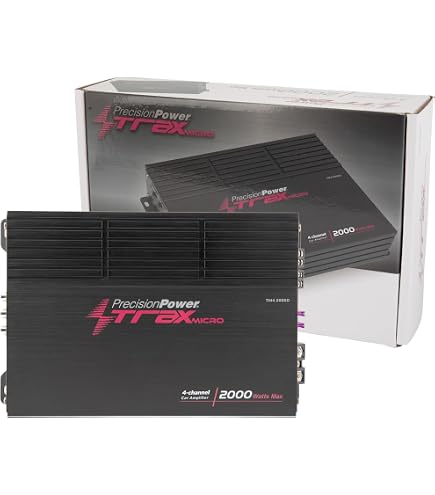 Amazon.com: Precision TRAX41200D Power 4 Channel 1200W Car