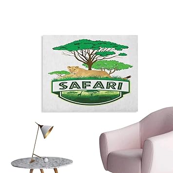 Amazon Com Anzhutwelve Safari Home Decor Wall African Savannah