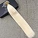 Full Shine U Tip Hair Extensions Human Hair Color 60 Platinum Blonde Ktip Human Hair Extensions 16 Inch 50 Grams Natural Straight Remy Hair Nail Tip Extensions for Women
