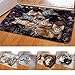 Shuohu Lovely Cat Kitty Door Mat, Bathroom Indoor/Outdoor Non Slip Washable Kitchen Area Rug