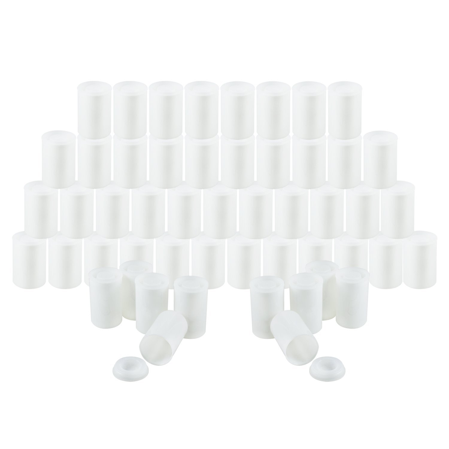 Houseables Film Canisters with Caps, 35MM Empty Camera Reel Containers ...