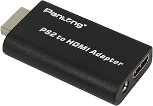Panlong PS2 to HDMI Converter Adapter with 3.5mm Audio Output for HDTV HDMI Monitor